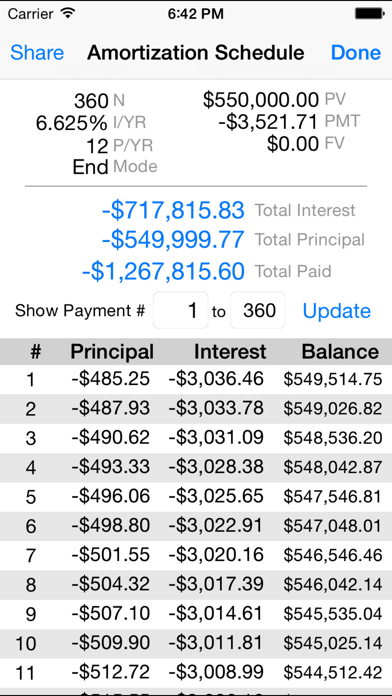 10bii Financial Calculator app screenshot 2