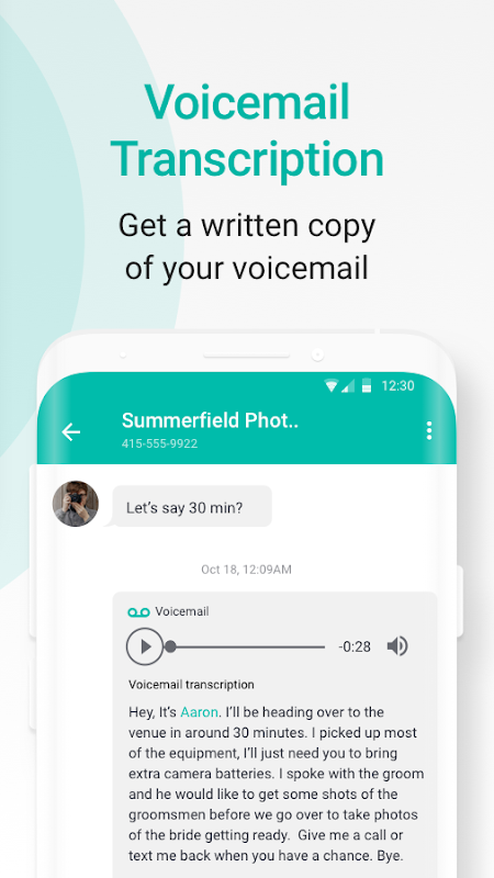 2ndLine – Second Phone Number app screenshot 2