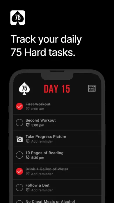 75 Hard app screenshot 1