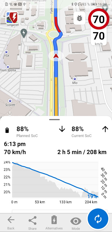 A Better Routeplanner (ABRP) app screenshot 1