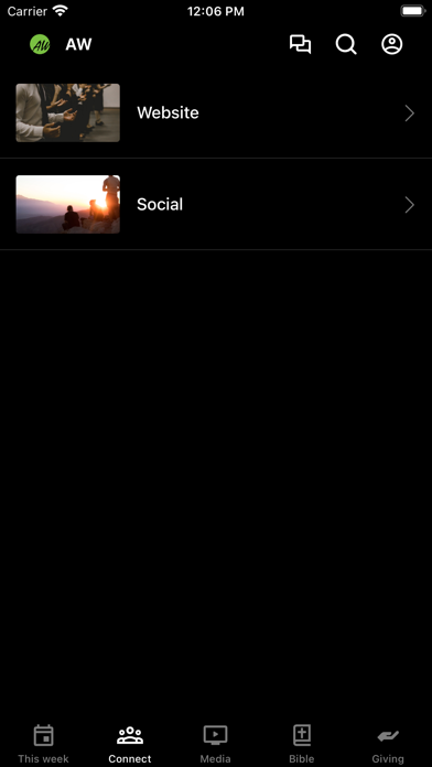 Abiding Word Family Ministries app screenshot 2