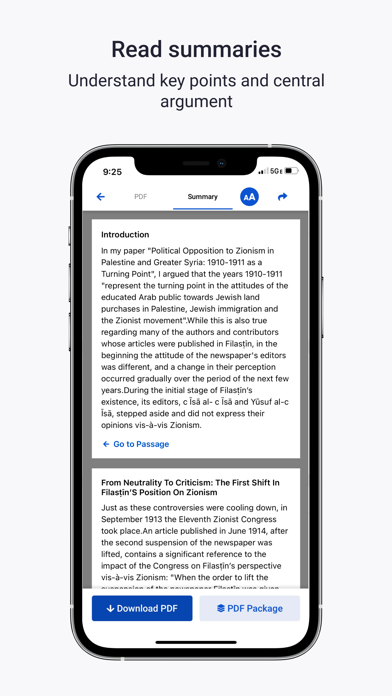 Academia.edu app screenshot 4