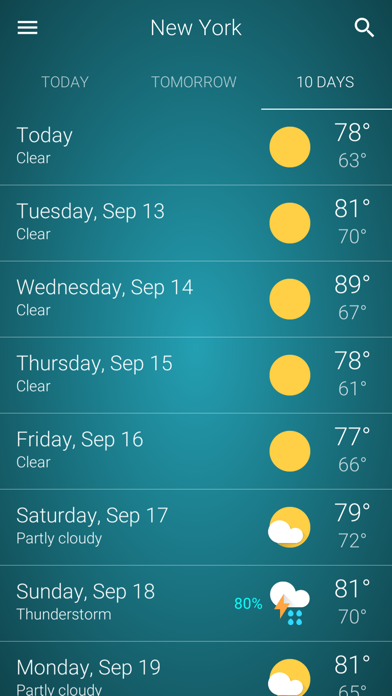 Accurate Weather App PRO app screenshot 5