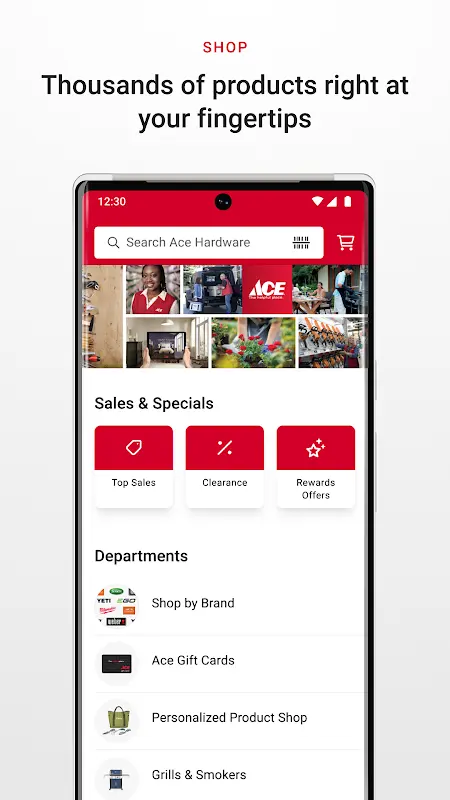 Ace Hardware app screenshot 2
