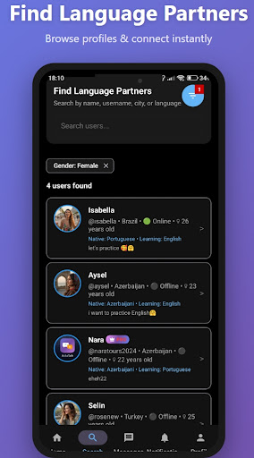 ActuTalk: Language Exchange app screenshot 7