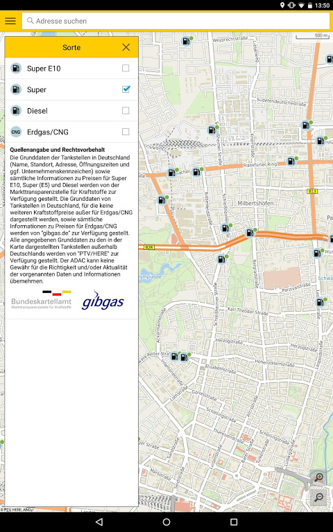 ADAC Drive: Tanken Laden Route app screenshot 7