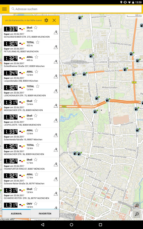 ADAC Drive: Tanken Laden Route app screenshot 8