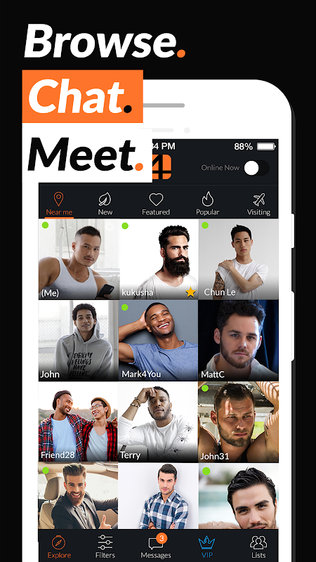 Adam4Adam – Gay Chat & Dating app screenshot 2