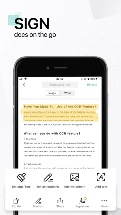 Adobe Scan: PDF Scanner, OCR app screenshot 4