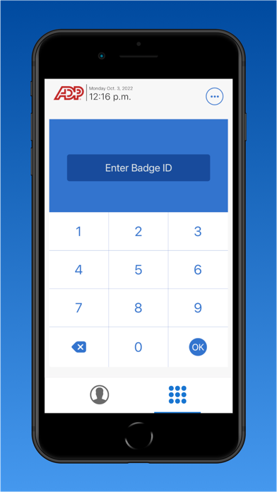 ADP Time Kiosk app screenshot 2