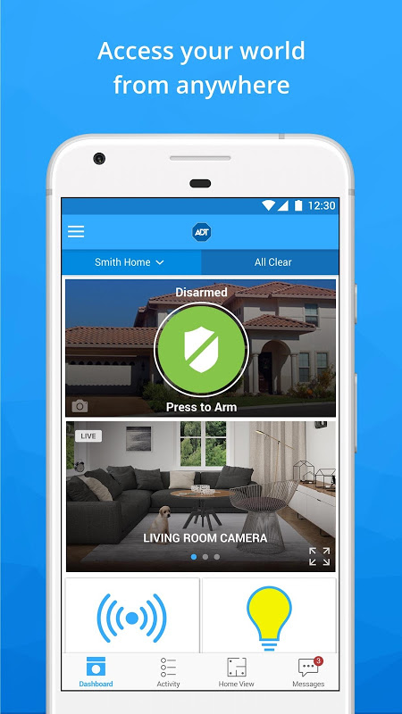 ADT Pulse app screenshot 1