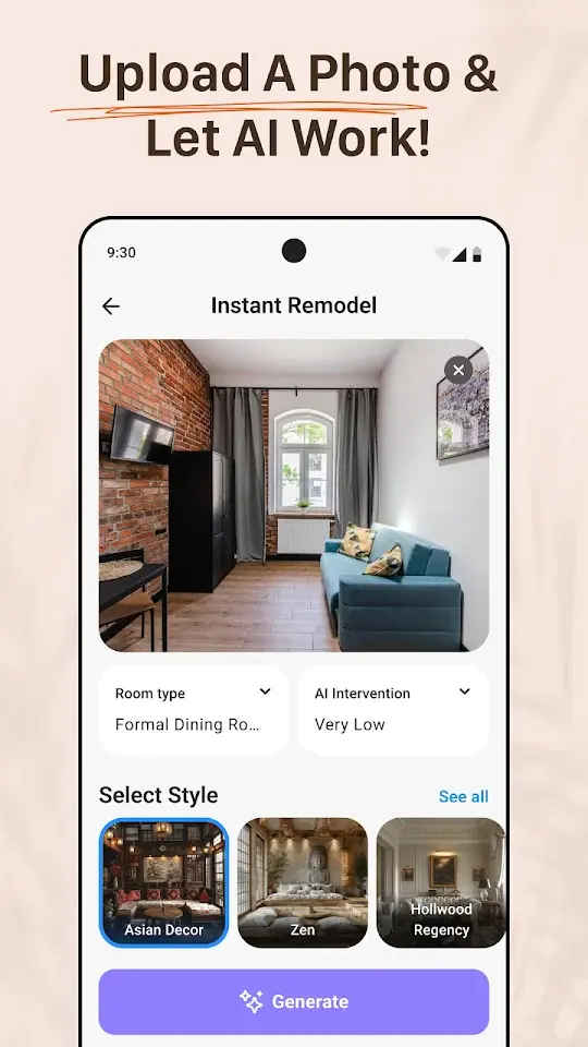 AI Remodel – Interior Design app screenshot 3