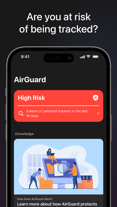 AirGuard – AirTag protection app screenshot 1