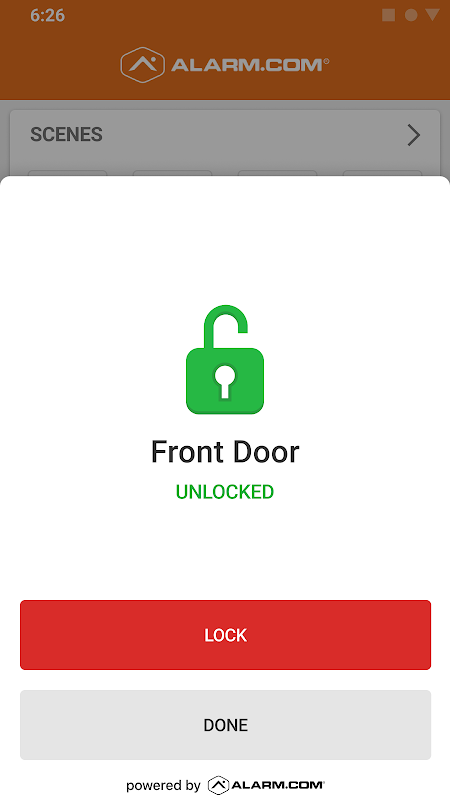 Alarm.com app screenshot 7