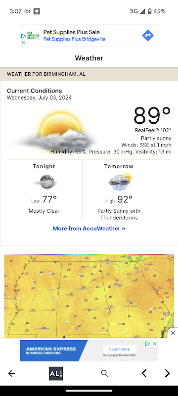 AL.com app screenshot 3