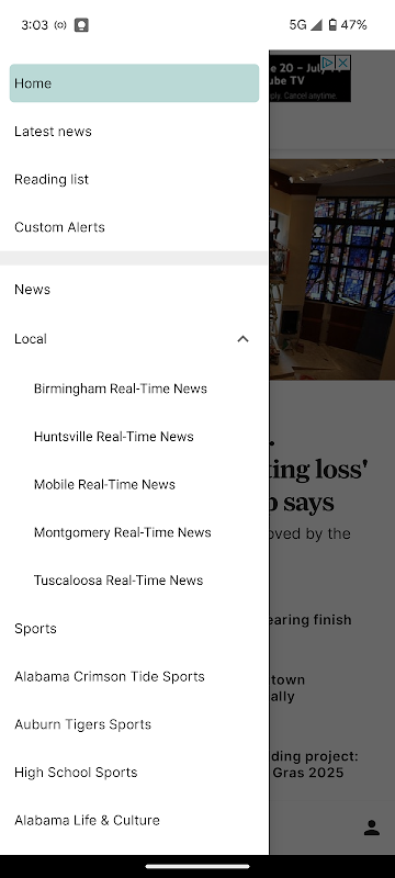 AL.com app screenshot 5