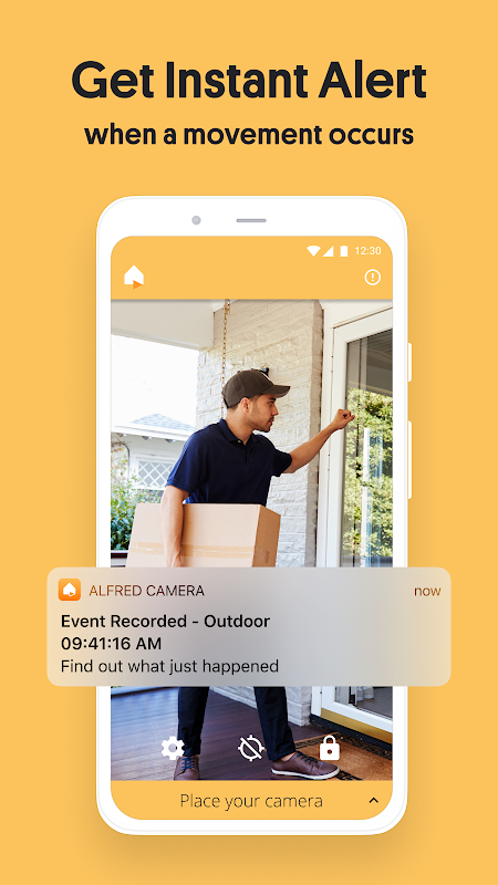 AlfredCamera Home Security app screenshot 1