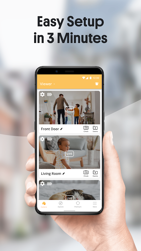AlfredCamera Home Security app screenshot 3