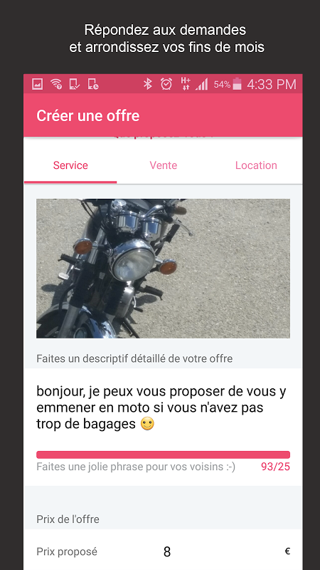 AlloVoisins app screenshot 4