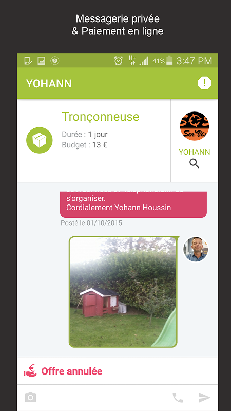 AlloVoisins app screenshot 5