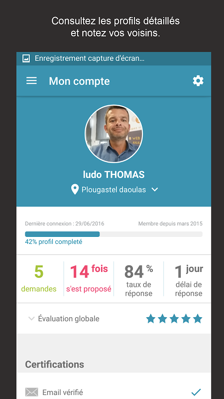 AlloVoisins app screenshot 6