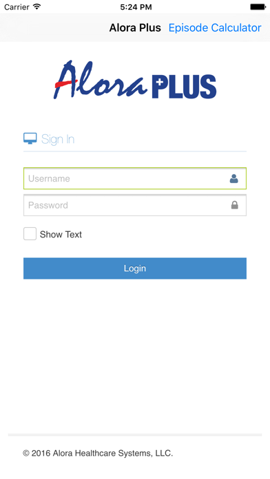 Alora Plus app screenshot 1