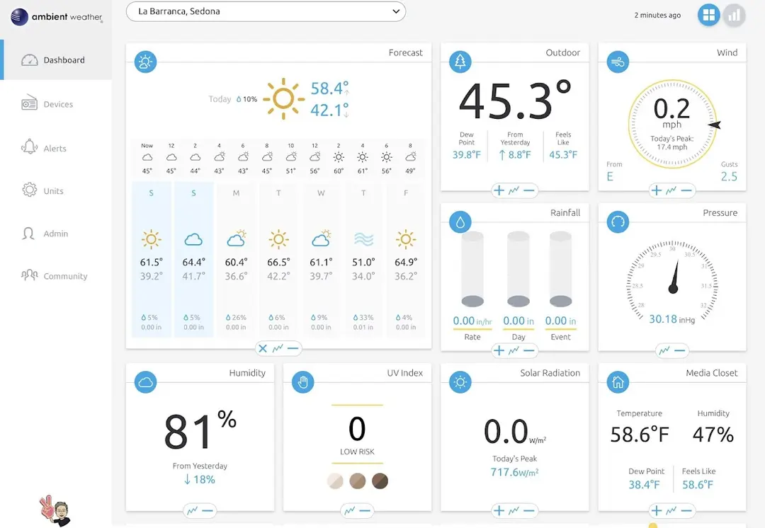 Ambient Weather Network app screenshot 3
