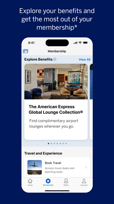 Amex app screenshot 3