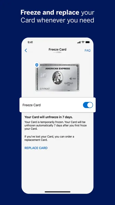 Amex app screenshot 5