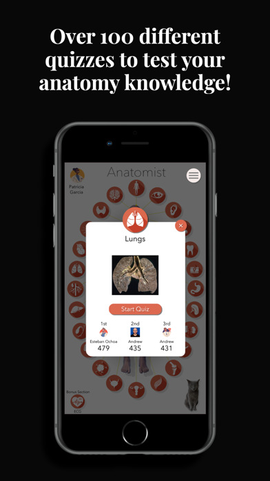 Anatomy Quiz Pro app screenshot 2