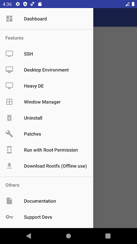 AnLinux – Run Linux on Android app screenshot 1