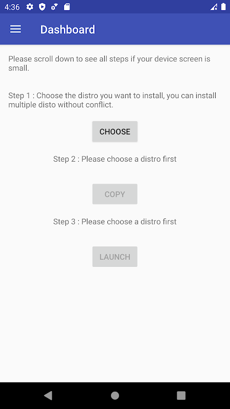 AnLinux – Run Linux on Android app screenshot 2