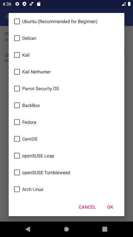 AnLinux – Run Linux on Android app screenshot 3