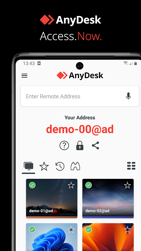AnyDesk Remote Desktop app screenshot 1