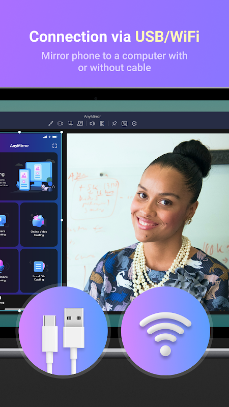 AnyMirror: Mirror Screen to PC app screenshot 3