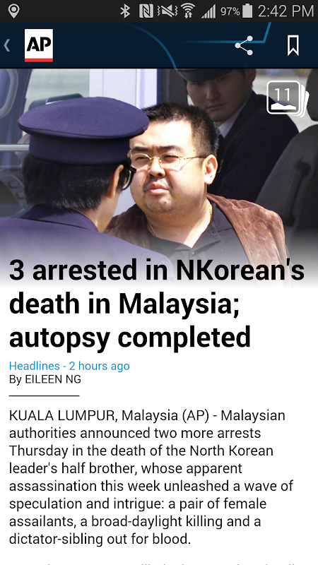 AP News app screenshot 7
