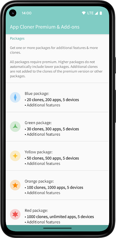 App Cloner Premium & Add-ons app screenshot 3