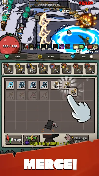 Archer Forest : Idle Defence app screenshot 1