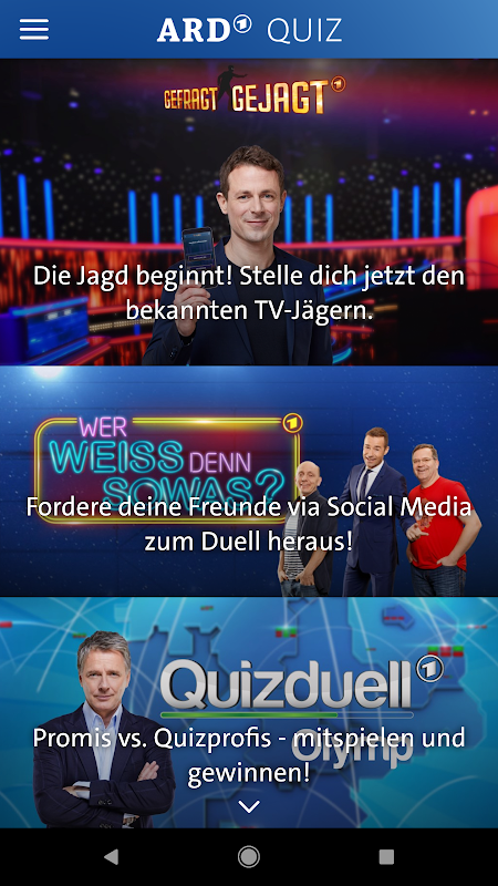 ARD Quiz app screenshot 1