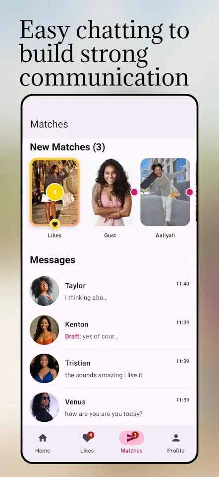 Aria: Black Singles Dating App app screenshot 7