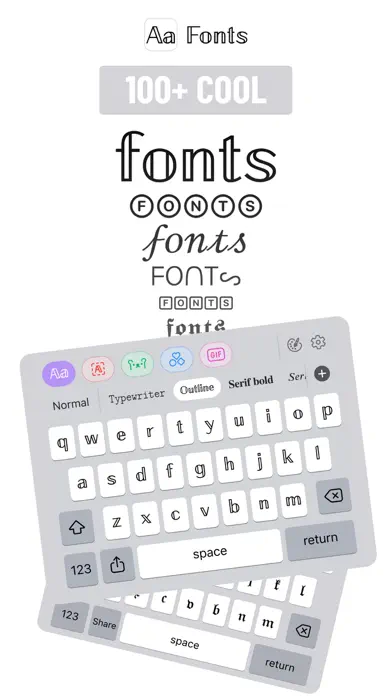 ArtFonts: Stylish Text app screenshot 1