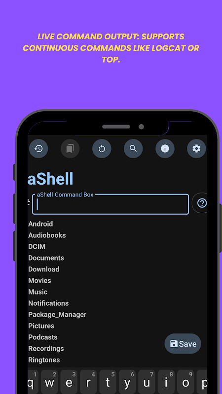aShell – Your Local ADB Shell app screenshot 3