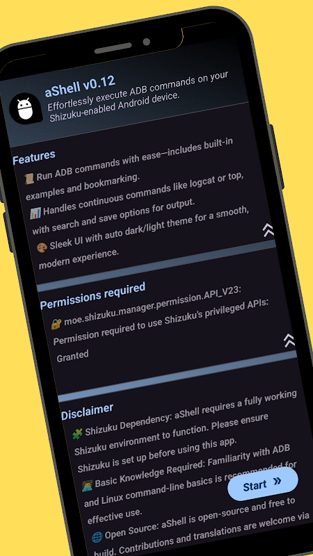 aShell – Your Local ADB Shell app screenshot 4