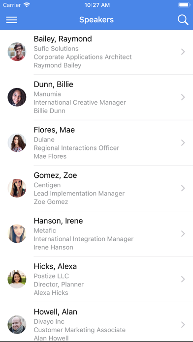 Attendee Mobile app screenshot 3