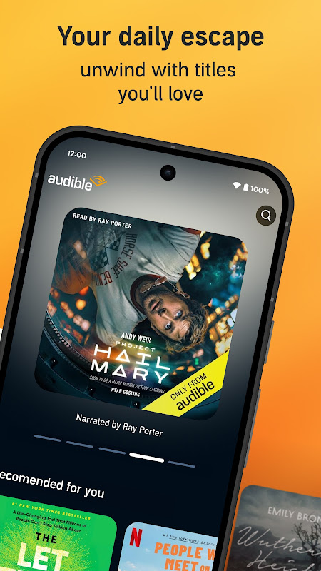 Audible: audiobooks & podcasts app screenshot 2