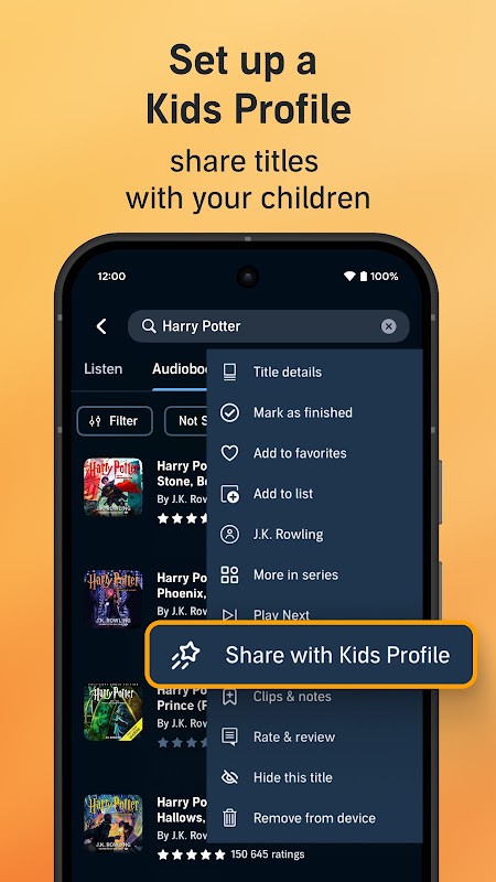 Audible: audiobooks & podcasts app screenshot 4