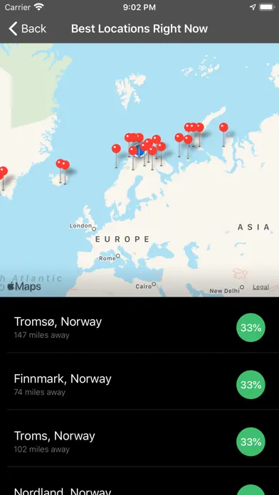 Aurora Track : Forecast Alerts app screenshot 4