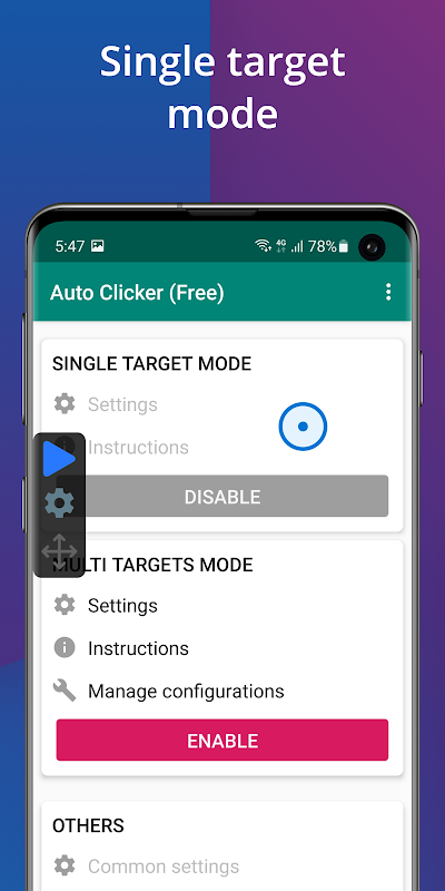 Auto Clicker app screenshot 2
