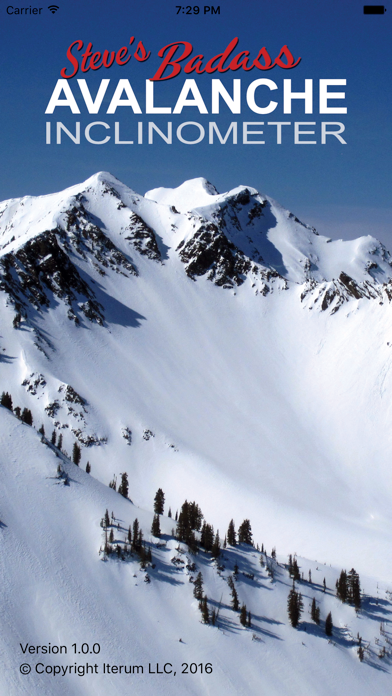 Avalanche Inclinometer app screenshot 1