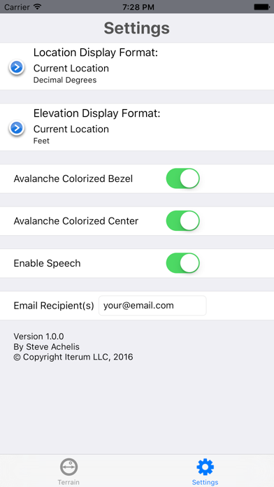 Avalanche Inclinometer app screenshot 4